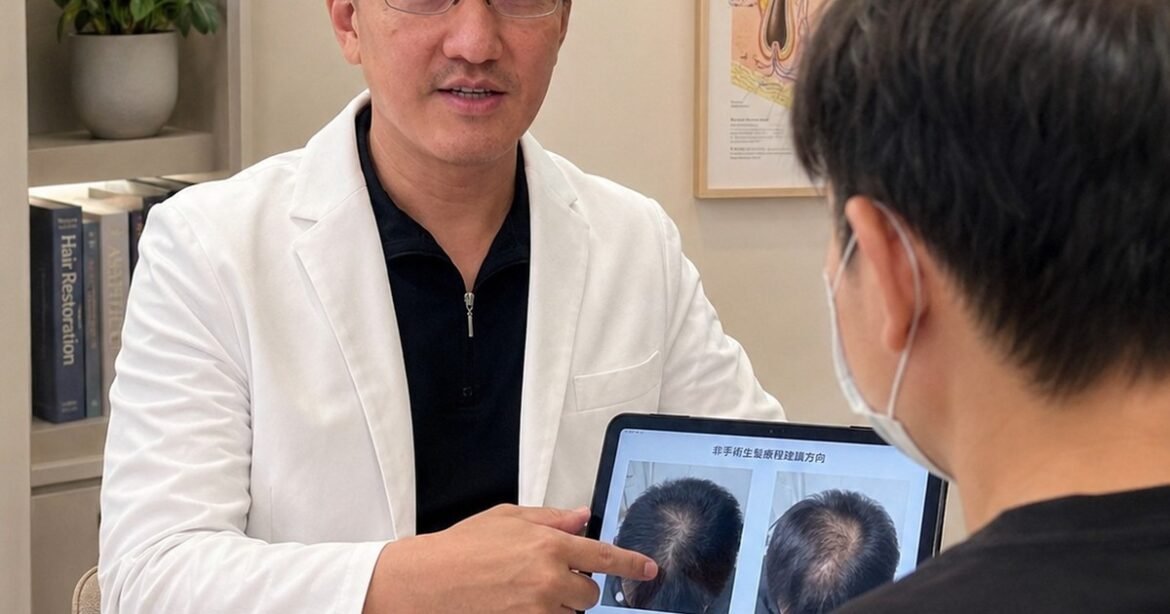 中年落髮非手術增髮方法推薦：吳芮醫師分享4種選擇