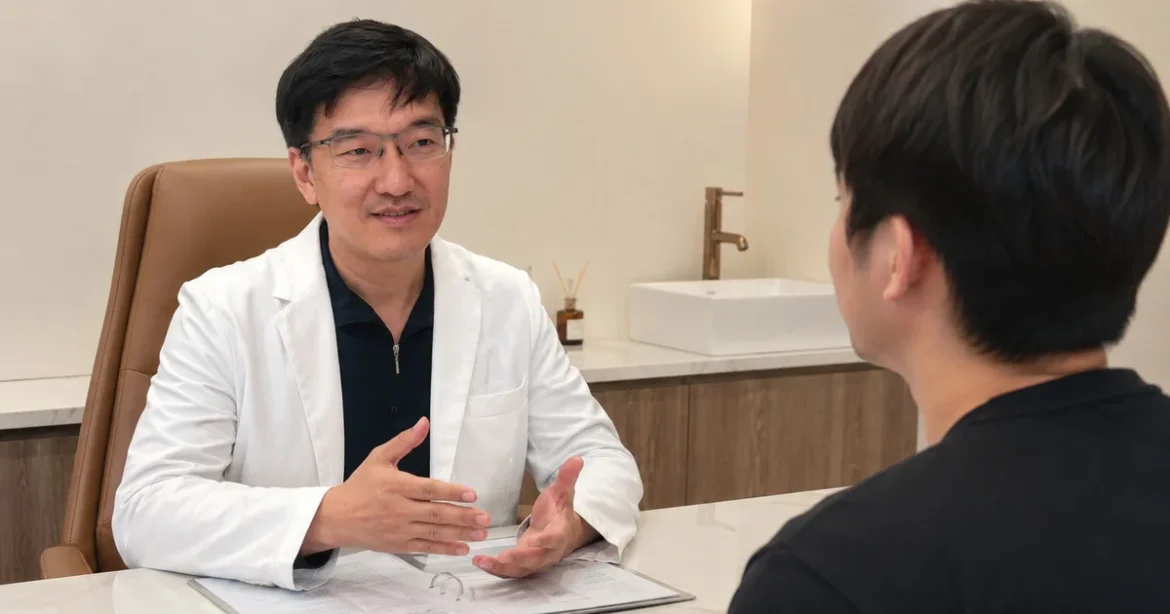 吳紹琥醫師解釋臉部鬆弛下垂的四大主要原因。
